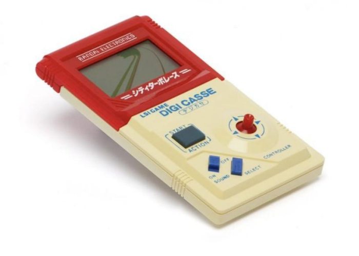 A Brief History of Handheld Consoles: Bandai Digi Casse with Built-in LCD Screen