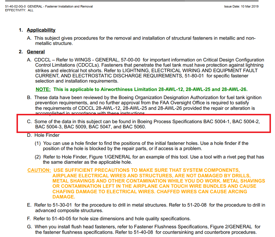 Introduction to Boeing Product Standards - PSDS