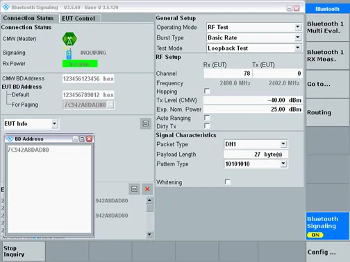 Detailed Methods for Testing Bluetooth BR/EDR and Bluetooth Low Energy (BLE)