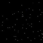 C Language Animation: Meteor Shower