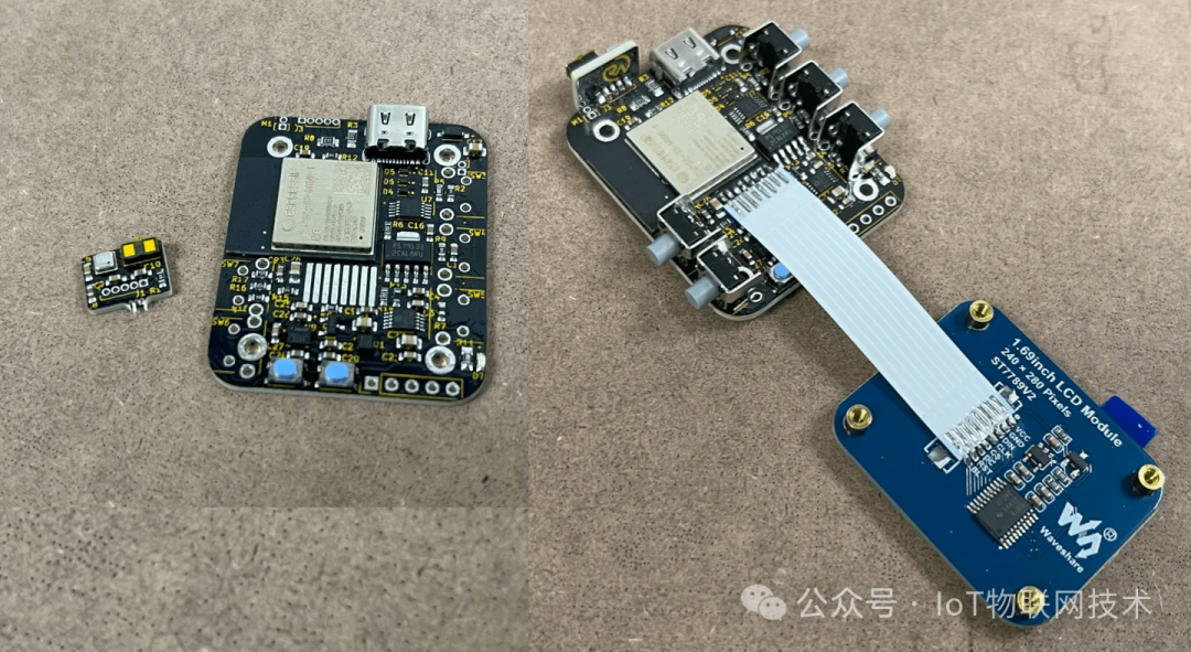 ESP32 IoT Development Board Arduino Open Source Smart Watch: Supports Temperature, Humidity, Pressure, Air Monitoring, Altitude, Tilt, and Acceleration