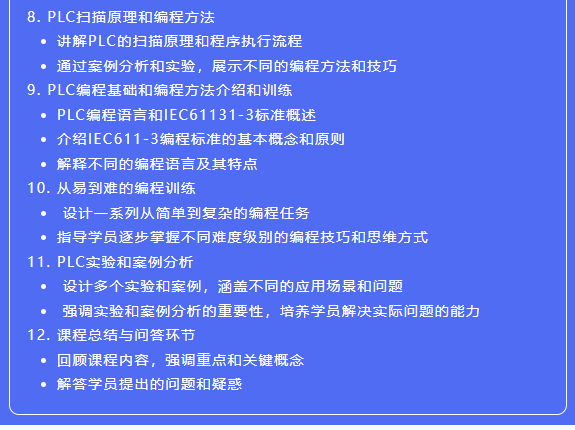 Mitsubishi PLC Basic Course Outline