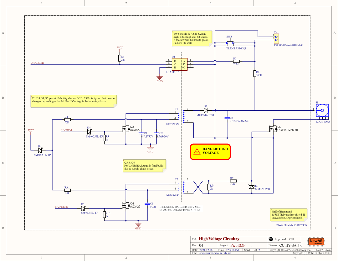 PicoEMP: A Compact and Low-Cost Open Source Electromagnetic Fault Injection Tool for Embedded Projects