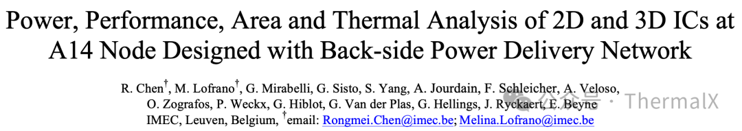 Analysis of the Impact of Back Power Distribution Network (BSPDN) on Power/Performance/Area/Temperature (PPAT)