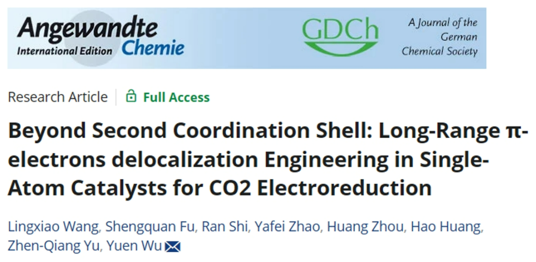 Long-Range π-Electron Delocalization Engineering Enhances the Efficiency of Single-Atom Catalysts for CO₂ Electroreduction