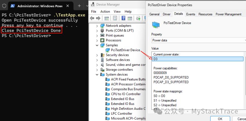 Windows PCI Device Driver Development Guide: Bringing the Device to D0 State by Opening the Device File