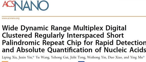 Wide Dynamic Range Multiplex Digital CRISPR Chip for Absolute Quantification of Nucleic Acids
