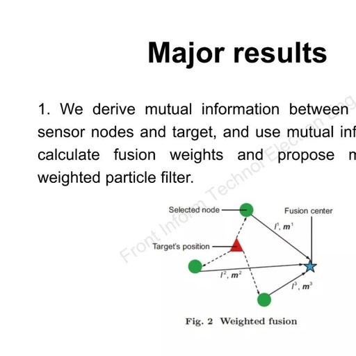 Rapid Paper | Target Tracking and Weighted Fusion in Underwater Wireless Sensor Networks Based on Mutual Information