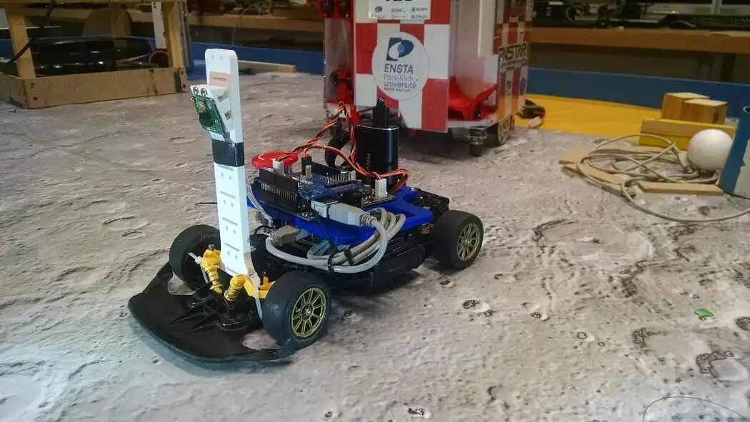 Design and Implementation of an Autonomous Racing Robot Based on Arduino, Raspberry Pi, and Pi Camera: Including Labeling Steps and Technical Details
