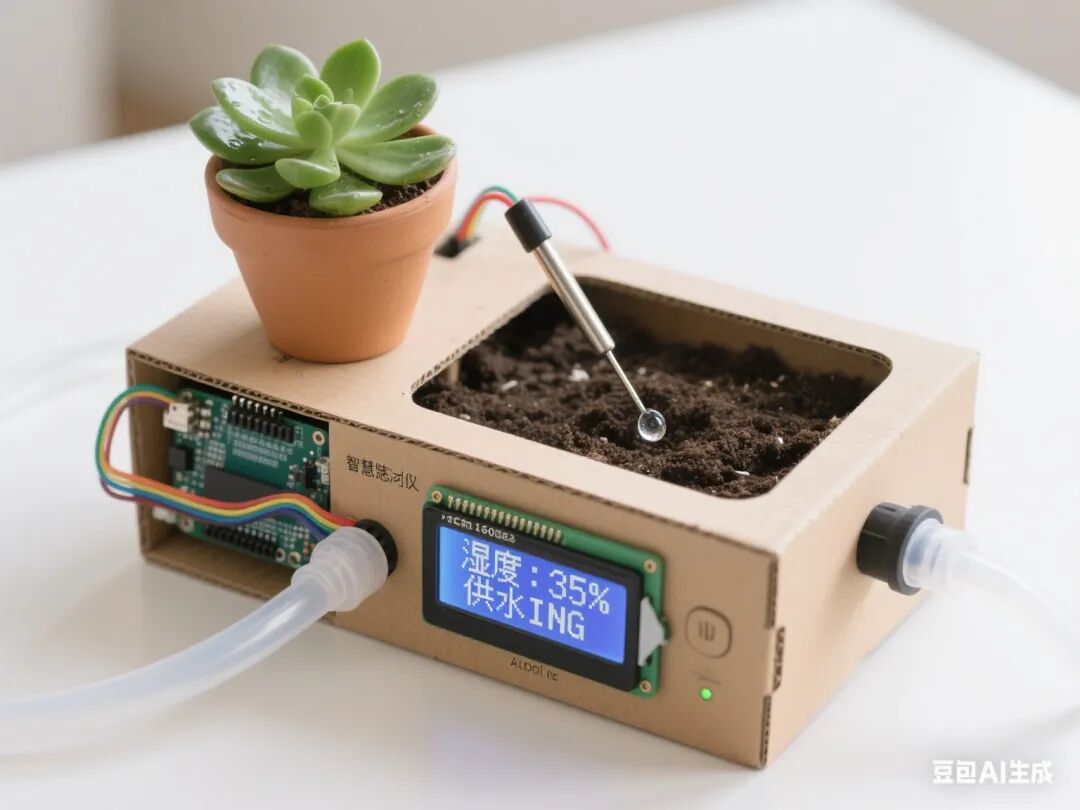 Project-Based Learning Example of an Intelligent Irrigation Device Based on Mind+ and Arduino