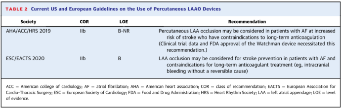 Comprehensive Review: Left Atrial Appendage Occlusion - Progress and Challenges