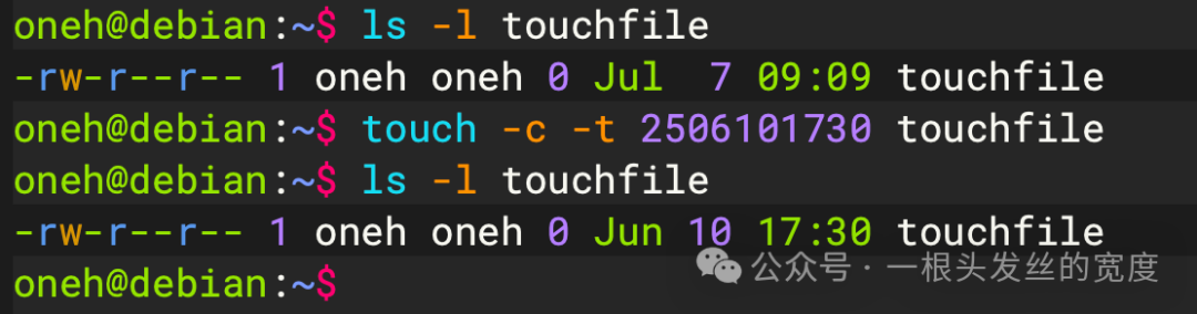 Chapter 2: Basic Linux Commands, Practical Examples of the [touch] Command
