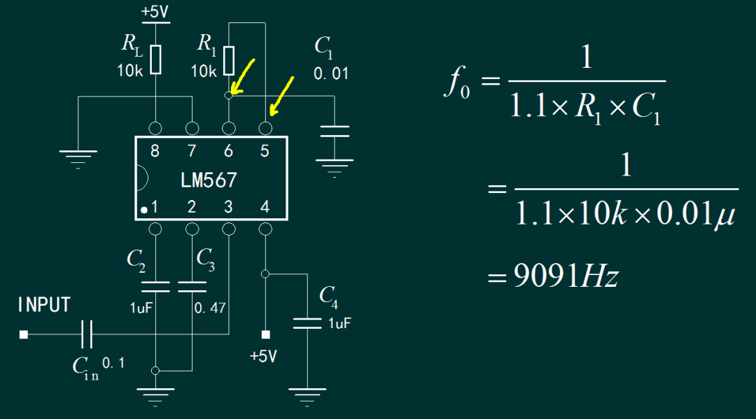 Audio Signal Detection Function Based on LM567