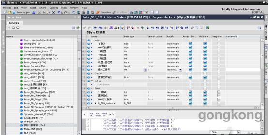 Application Case of Siemens S7-1500 PLC in Spray Painting Robots