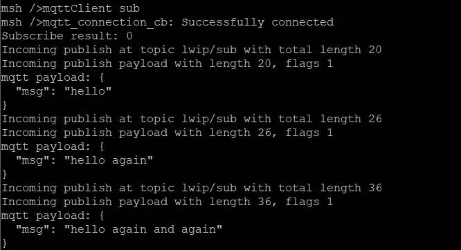 Practical Implementation of MQTT over lwIP: A Combination of IoT Protocols