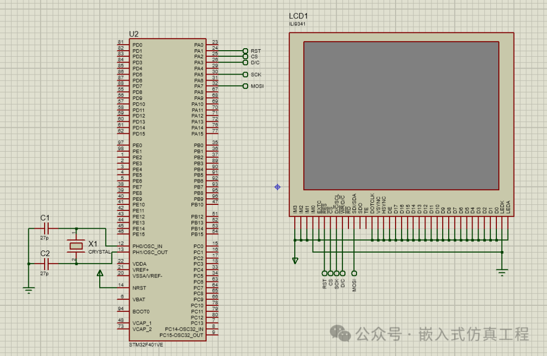 Porting and Simulation of the Open Source GUI Library uC/GUI