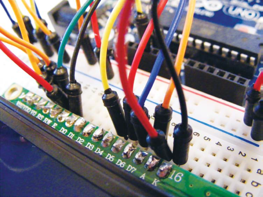 Driving a 1602 LCD with Arduino