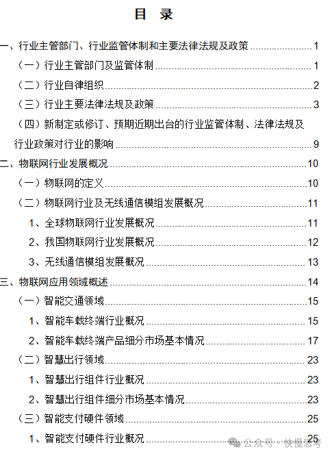 In-Depth Analysis Report on the IoT Industry: Policies, Development Status, Trends, and Competitive Landscape