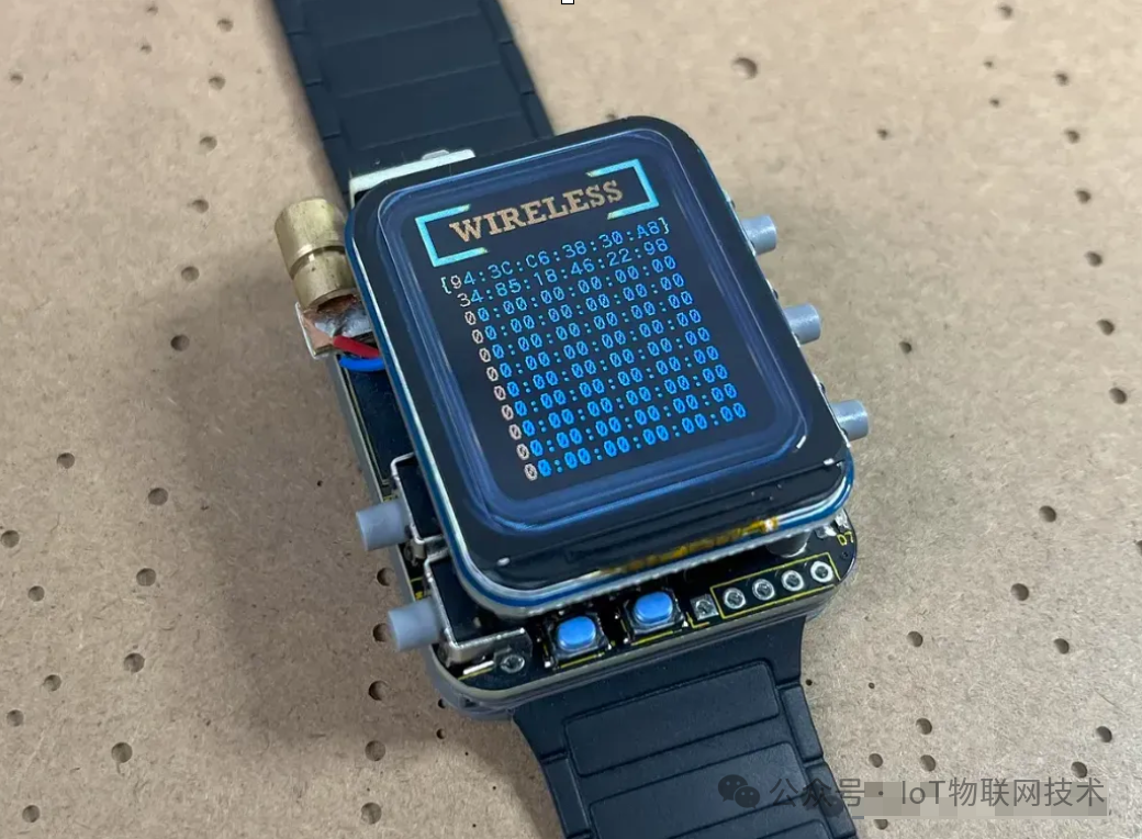 ESP32 IoT Development Board Arduino Open Source Smart Watch: Supports Temperature, Humidity, Pressure, Air Monitoring, Altitude, Tilt, and Acceleration