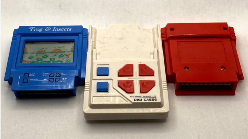 A Brief History of Handheld Consoles: Bandai Digi Casse with Built-in LCD Screen