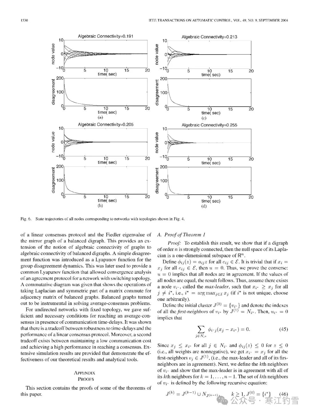 Application of Sensor Networks in Physics: A Simulation Study