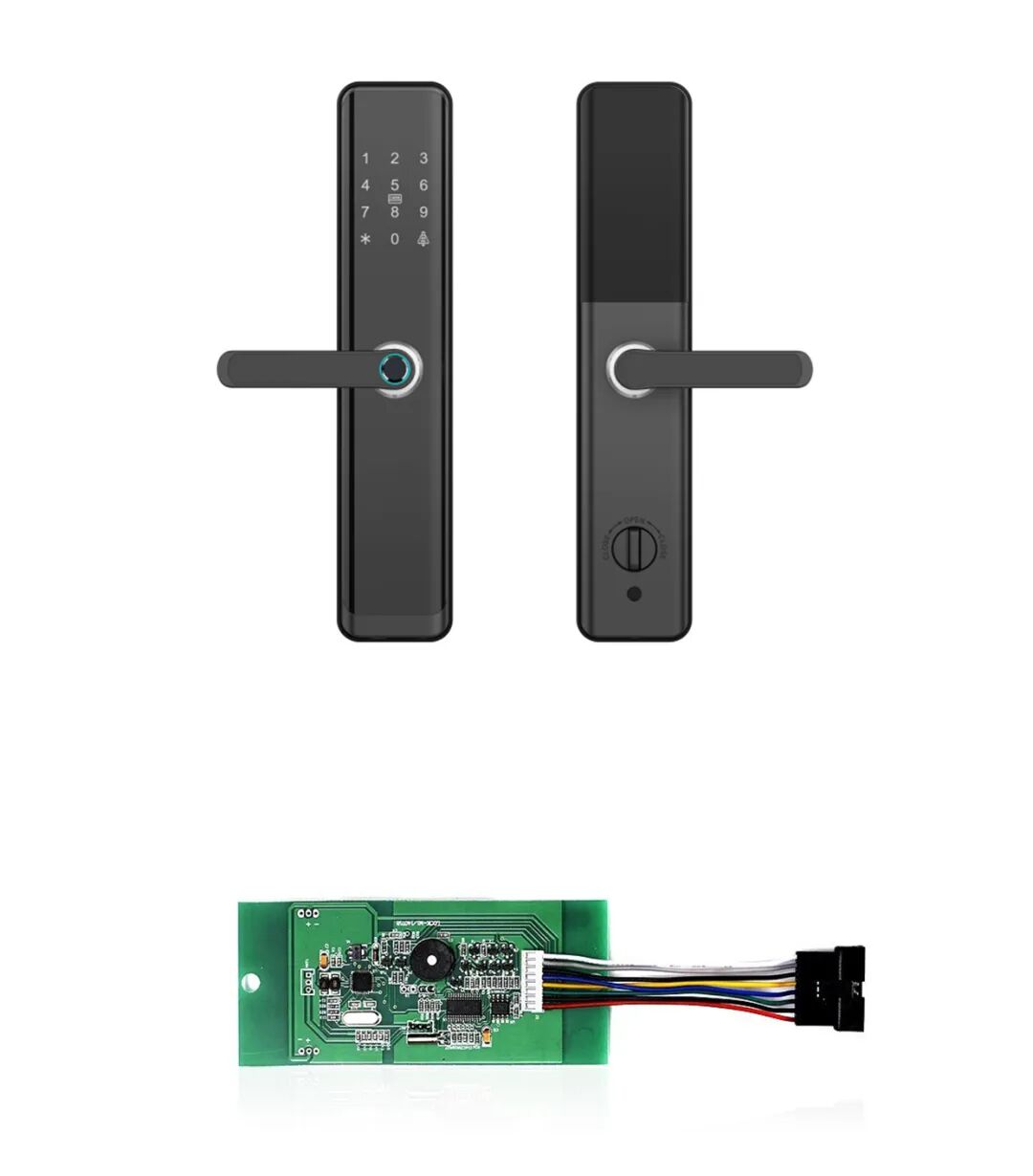 Smart Lock PCBA: Fingerprint Unlocking, Alarm, and Interaction