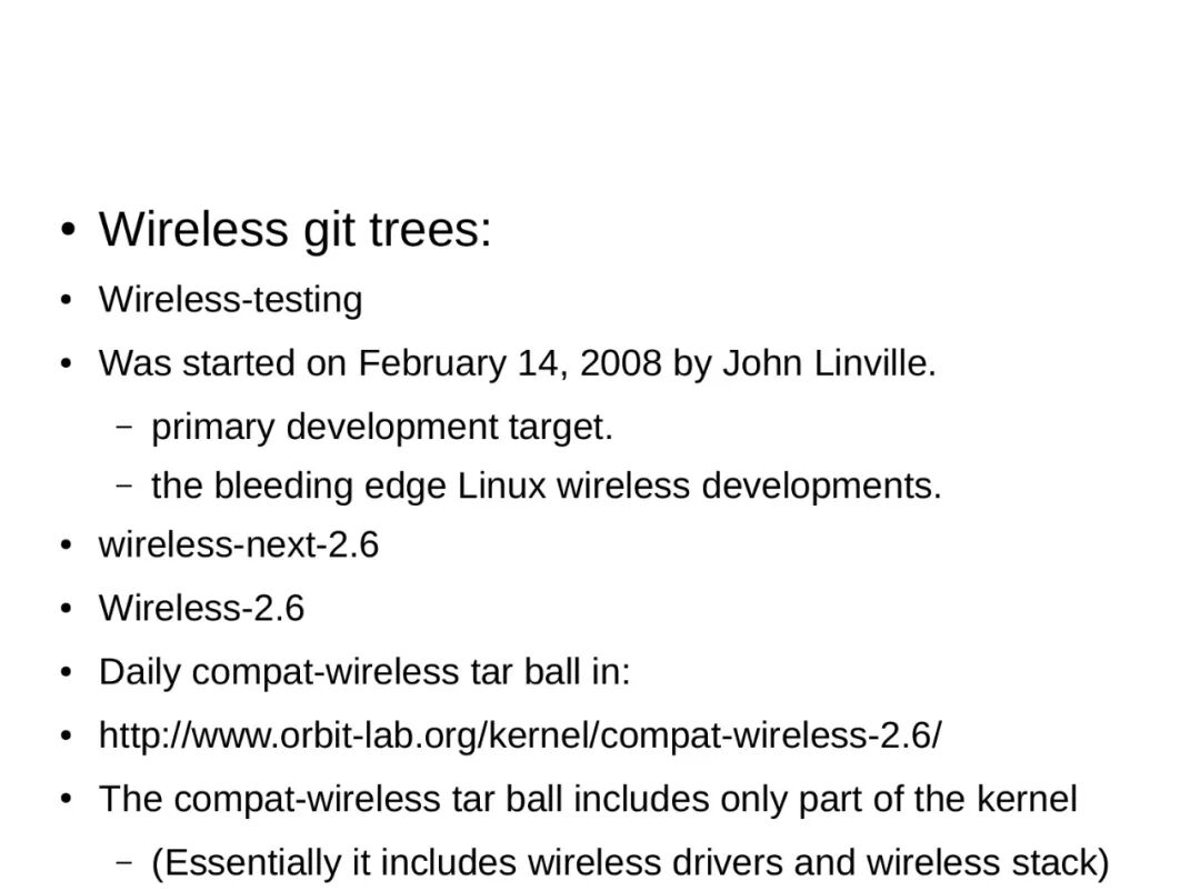 Advanced Topics in Linux Kernel Networking: Linux Wireless