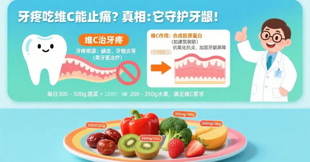 Can Vitamin C Relieve Toothache? Nutritionist Reveals the Truth: It Protects This Area!
