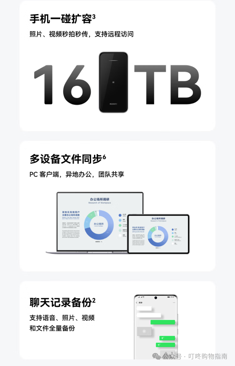 Huawei Home Storage 16TB: One-Touch Expansion for Mobile Devices with Dual-Bay NAS Network Storage for Family Photo Backup and Private Cloud Server