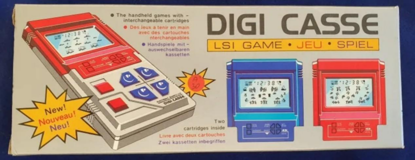 A Brief History of Handheld Consoles: Bandai Digi Casse with Built-in LCD Screen