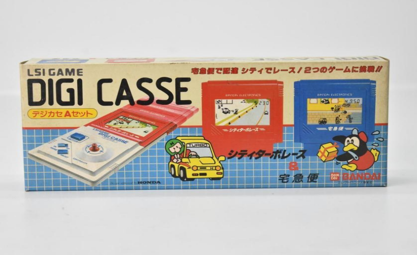 A Brief History of Handheld Consoles: Bandai Digi Casse with Built-in LCD Screen
