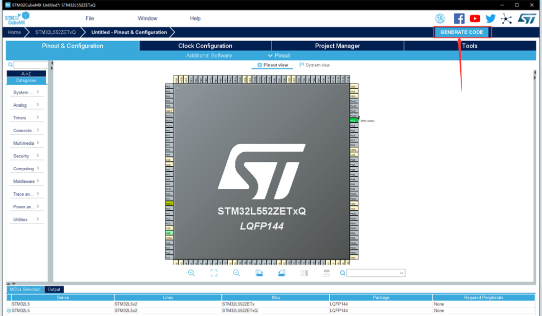Sharing | My First STM32L552 Development Board