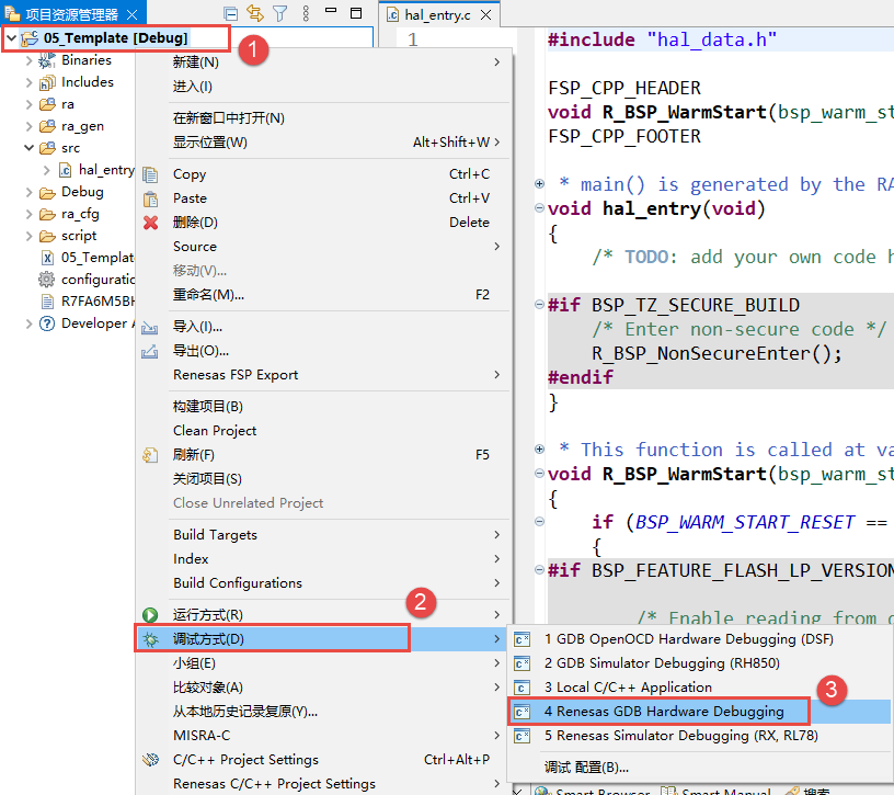 Opening the FSP Configuration Interface