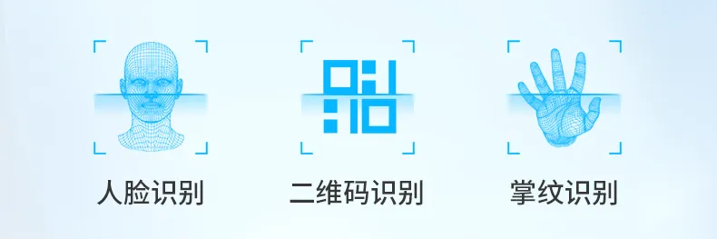 Three-in-One Module for Face Recognition, Palm Print Recognition, and QR Code Recognition with Dual 2MP Cameras