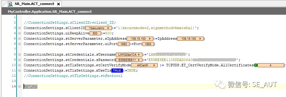 Connecting Modicon M262 to Alibaba Cloud via MQTT