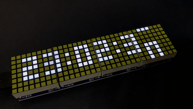 DIY a Low-Cost Multifunctional Dot Matrix Clock