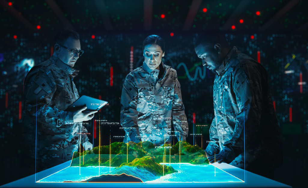 Embedded AI Wargaming Simulation