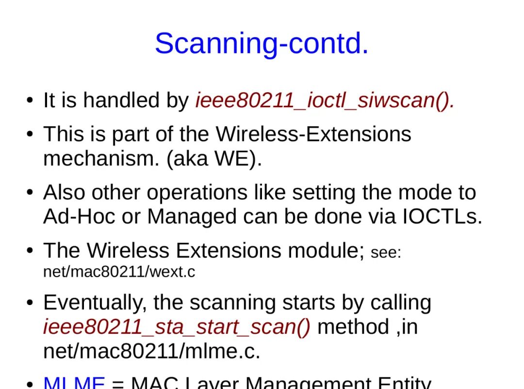 Advanced Topics in Linux Kernel Networking: Linux Wireless