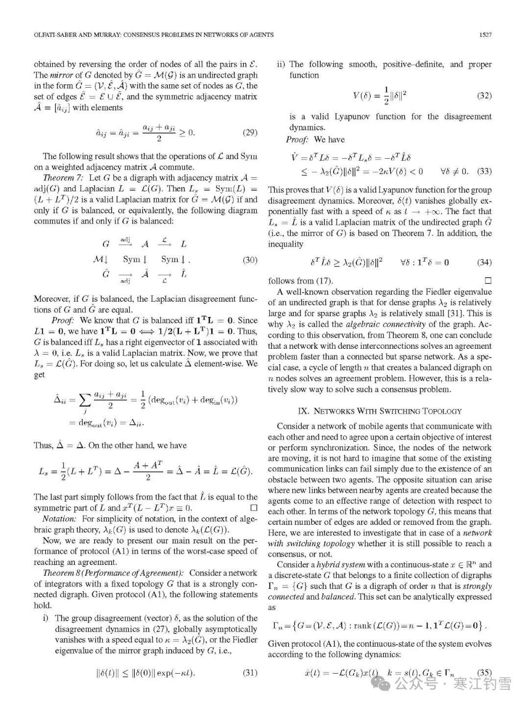 Application of Sensor Networks in Physics: A Simulation Study