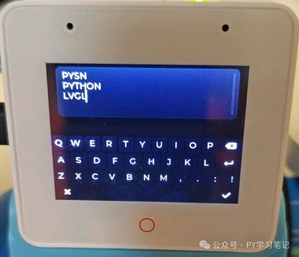 ESP32S3-BOX3 Keyboard Example Based on LVGL