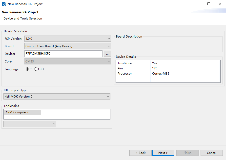 Generating Keil Projects Using RASC