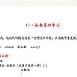 C++ Classroom Learning - Fundamentals of Functions