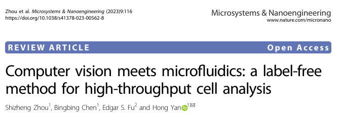 A Novel Label-Free Method for High-Throughput Single-Cell Analysis Integrating Computer Vision and Microfluidics