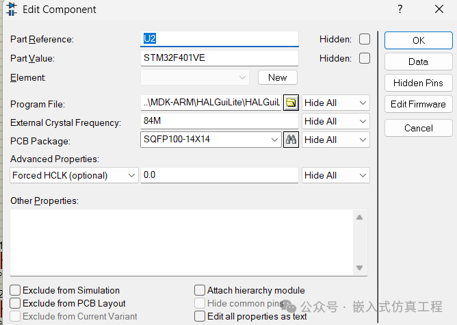 Porting and Simulation of the Open Source GUI Library uC/GUI