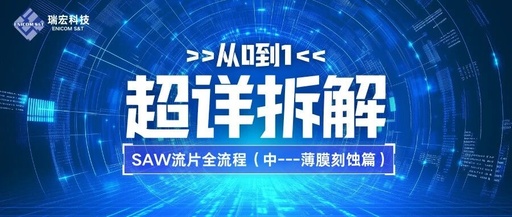 Voice of Ruichuang: A Comprehensive Breakdown of the SAW Wafer Fabrication Process (Part 2 - Thin Film Etching)