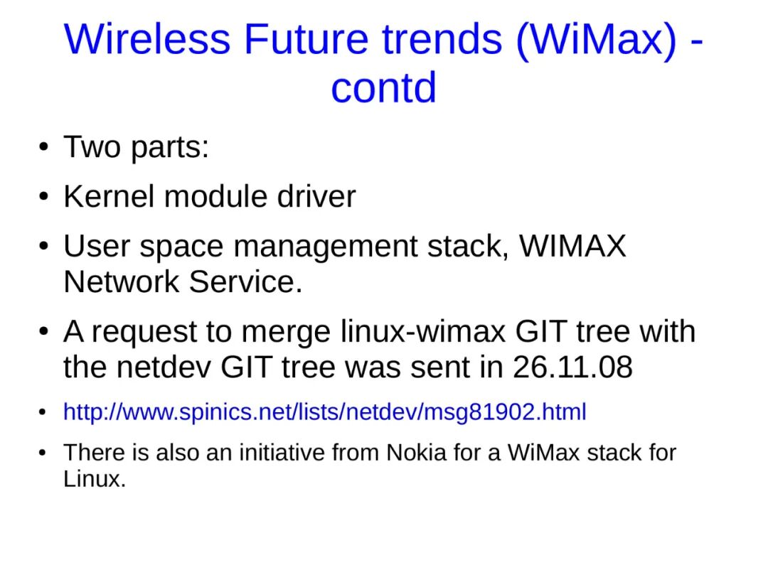 Advanced Topics in Linux Kernel Networking: Linux Wireless