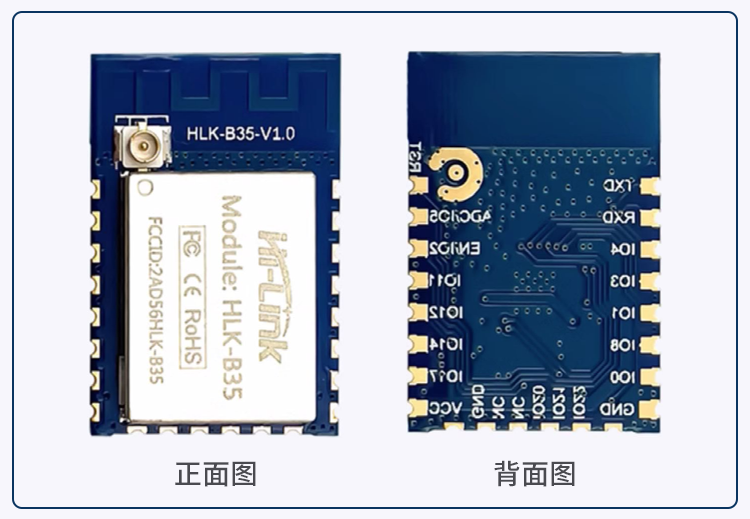 2.4GHz WiFi + BLE 5.2 Dual-Mode Module HLK-B35S