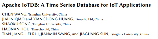 Apache IoTDB: A New Database More Suitable for Industrial IoT Scenarios, Making Data Storage, Querying, and Usage No Longer a Challenge