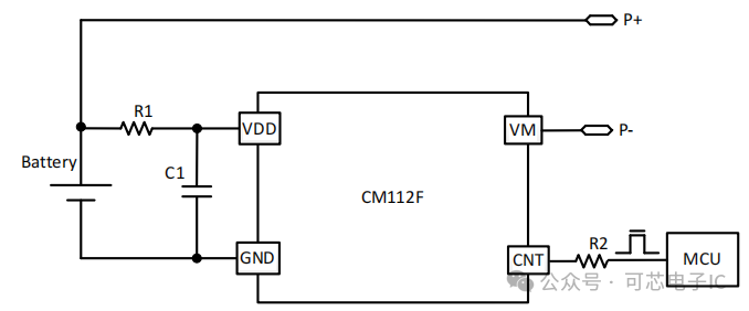 CM112F-DAC: DFN1.0*1.0-4L Package with 4.475V Overcharge Protection Voltage and Shipping Mode for Single Cell Battery Protection IC