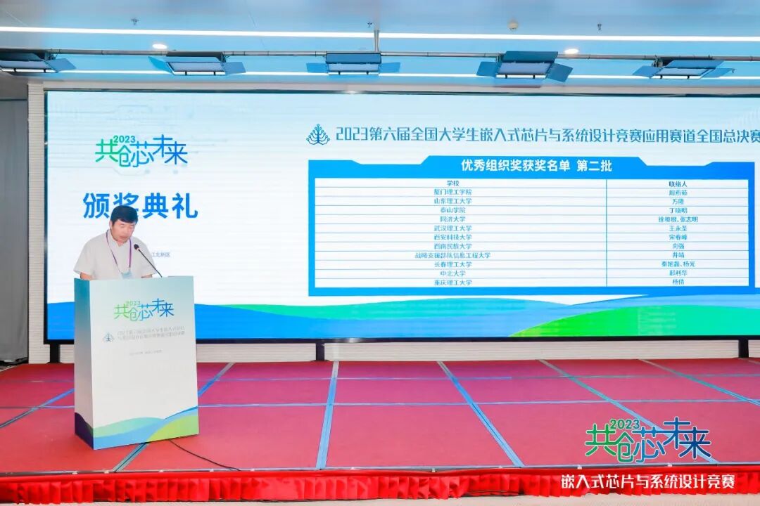 The 6th National College Student Embedded Chip and System Design Competition Application Track National Finals Successfully Concluded